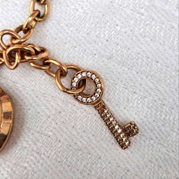 REBECCA Love Lock Necklace and Earrings set Made in Italy - Picture 7 of 13